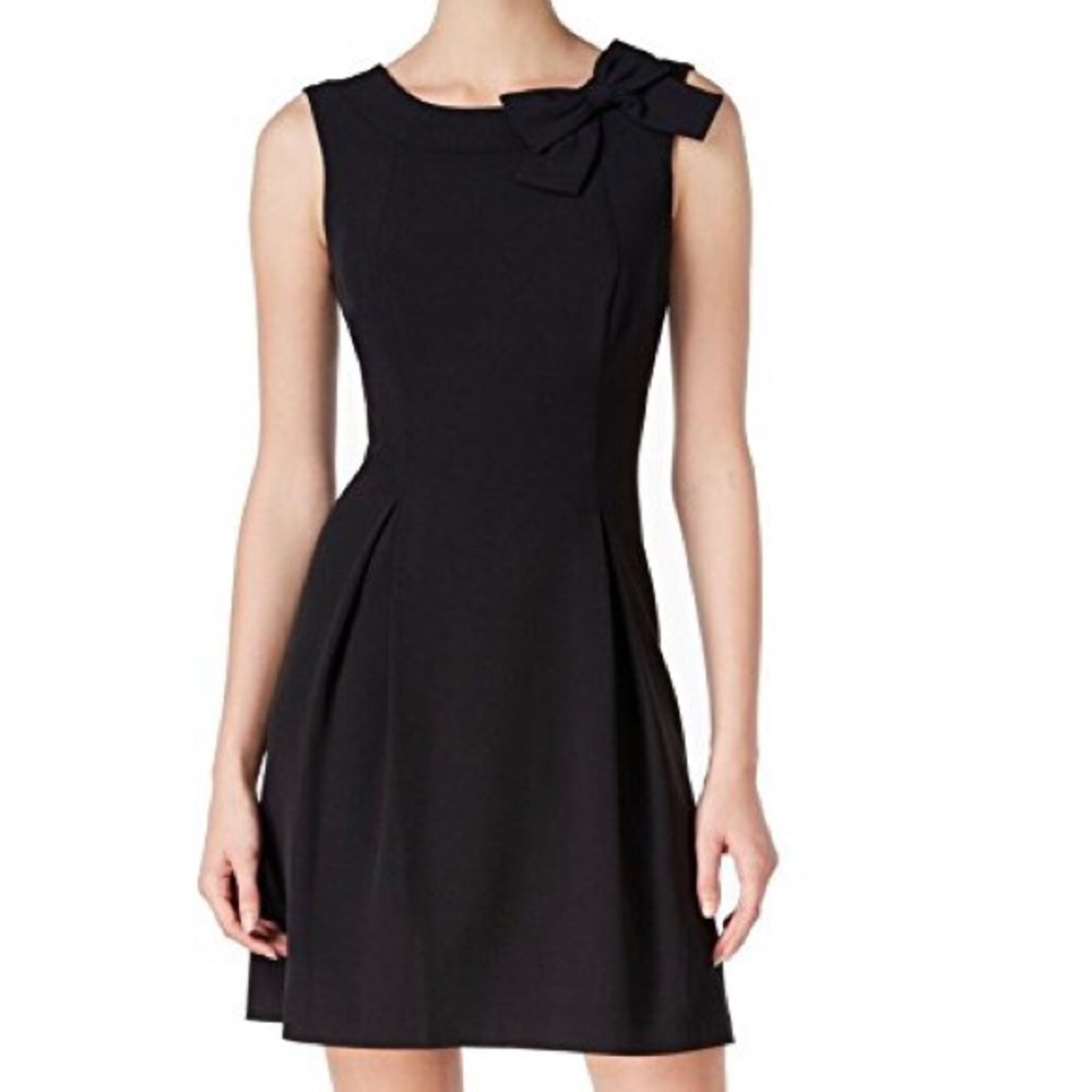 NWT Jessica Howard Petite Bow-Accent Fit & Flare